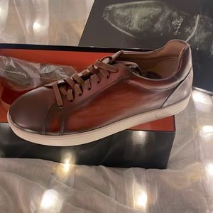 Magnanni sneaker shoes cognac